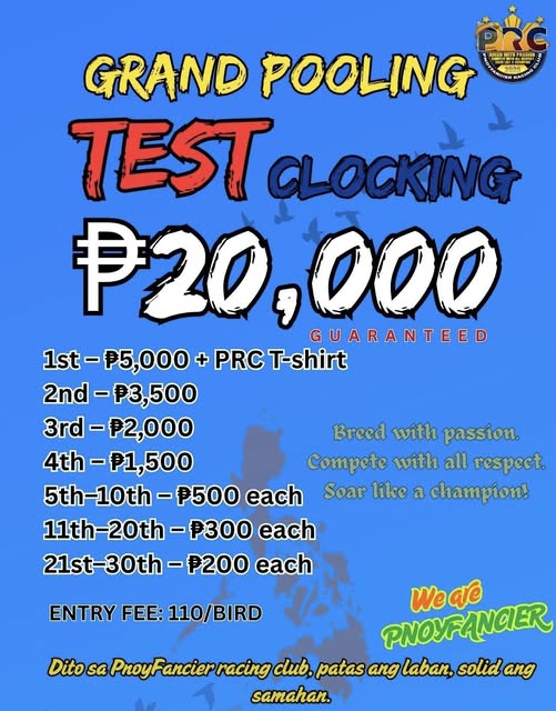 PRC OPEN RACE 2025 – Advisory Info